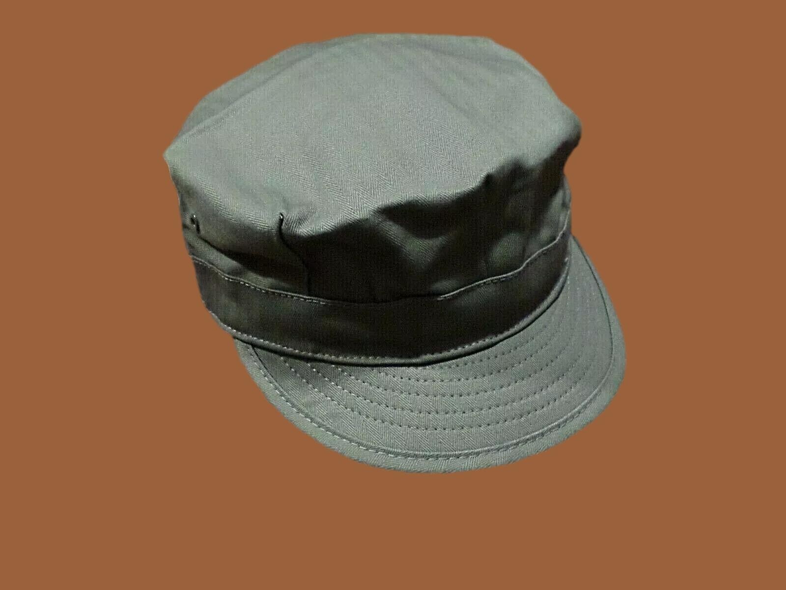 WWII U.S MILITARY HBT HAT REPRODUCTION ARMY FATIGUE CAP SIZE MEDIUM