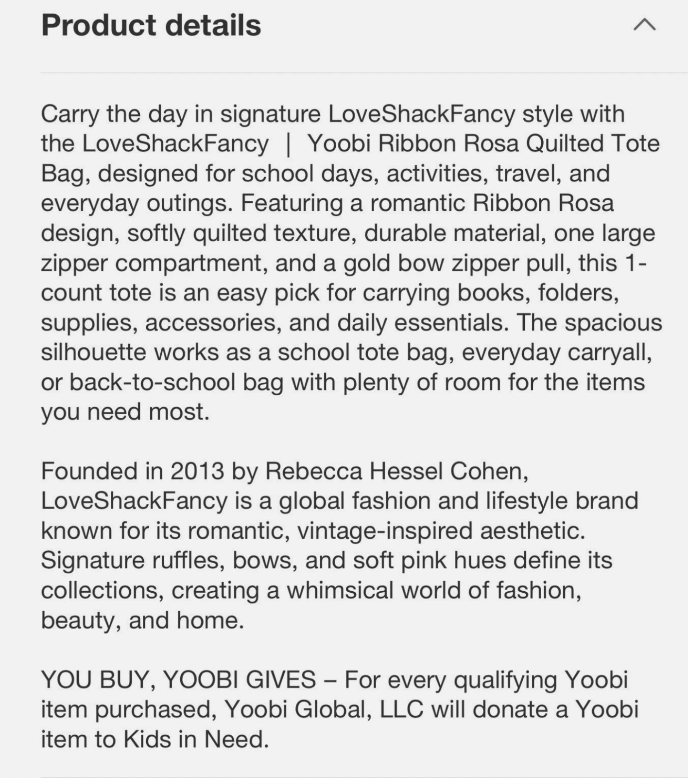 🎀 LoveShackFancy x Target – Yoobi Ribbon Rosa Quilted Tote Bag Sterling Dusk 🎀