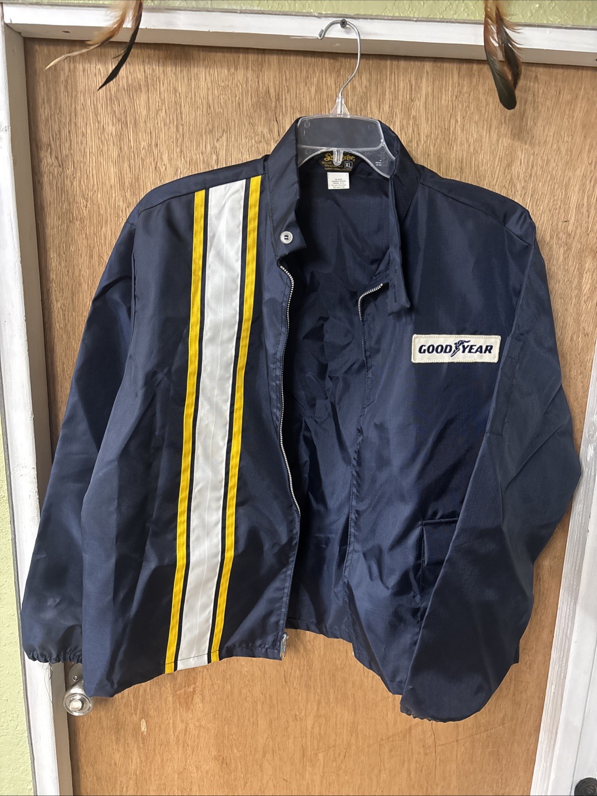 Vintage GOODYEAR Light Jacket By Swingster NEW OLD STOCK Size L Made In USA