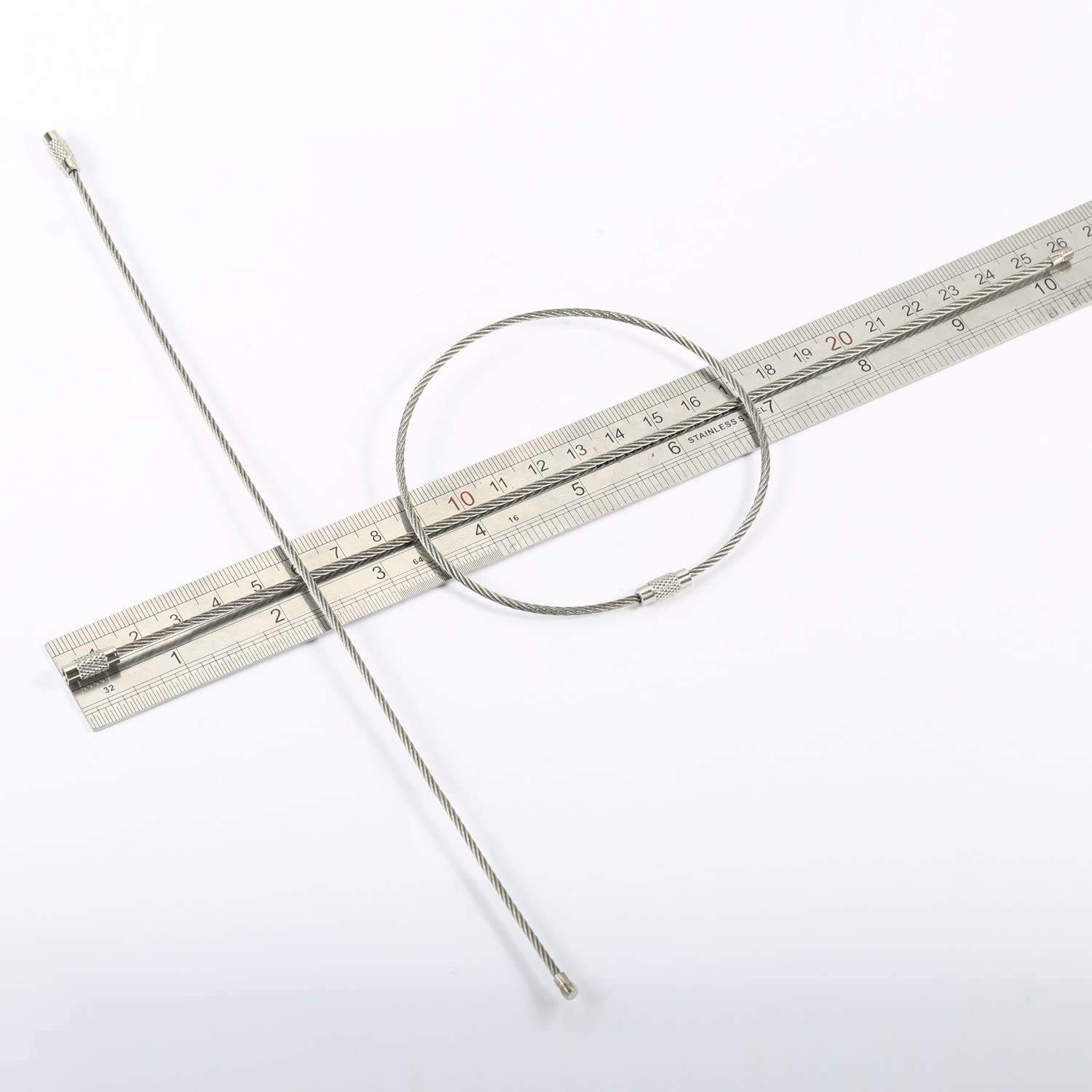 bayite BYT-WKC-054 10 Inch Stainless Steel Wire 10 inch length, Silver