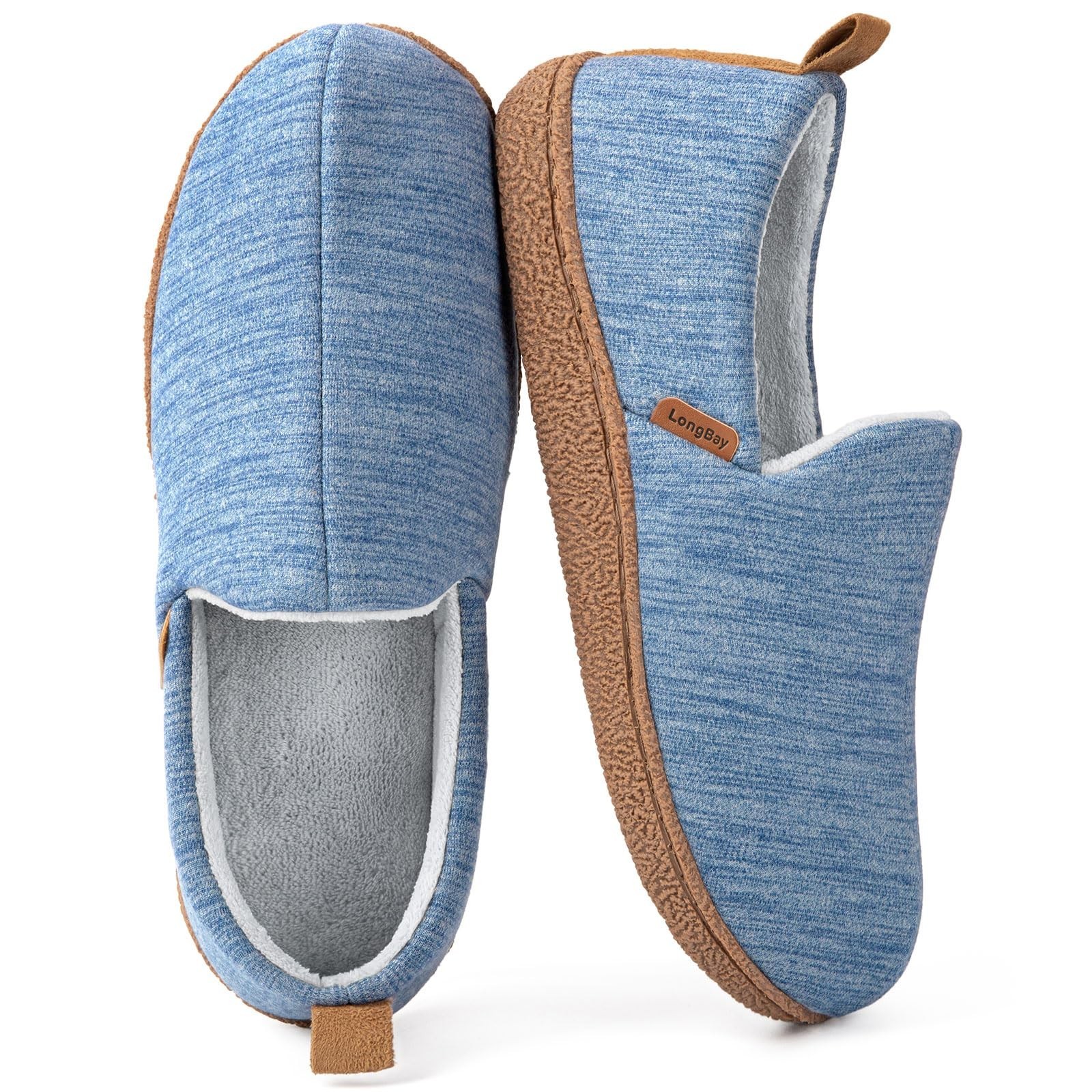 LongBay Women’s Slippers Memory Foam Cozy House Shoes for Indoor Outdoor | Br…