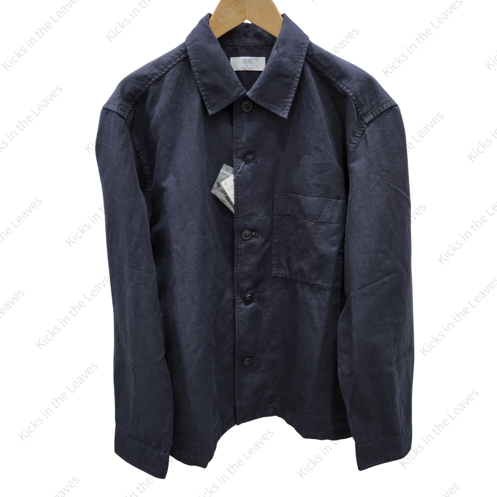 UNIQLO Cotton Linen Shirt Jacket XS-4XL (Japanese Size) Unisex 482443 NWT
