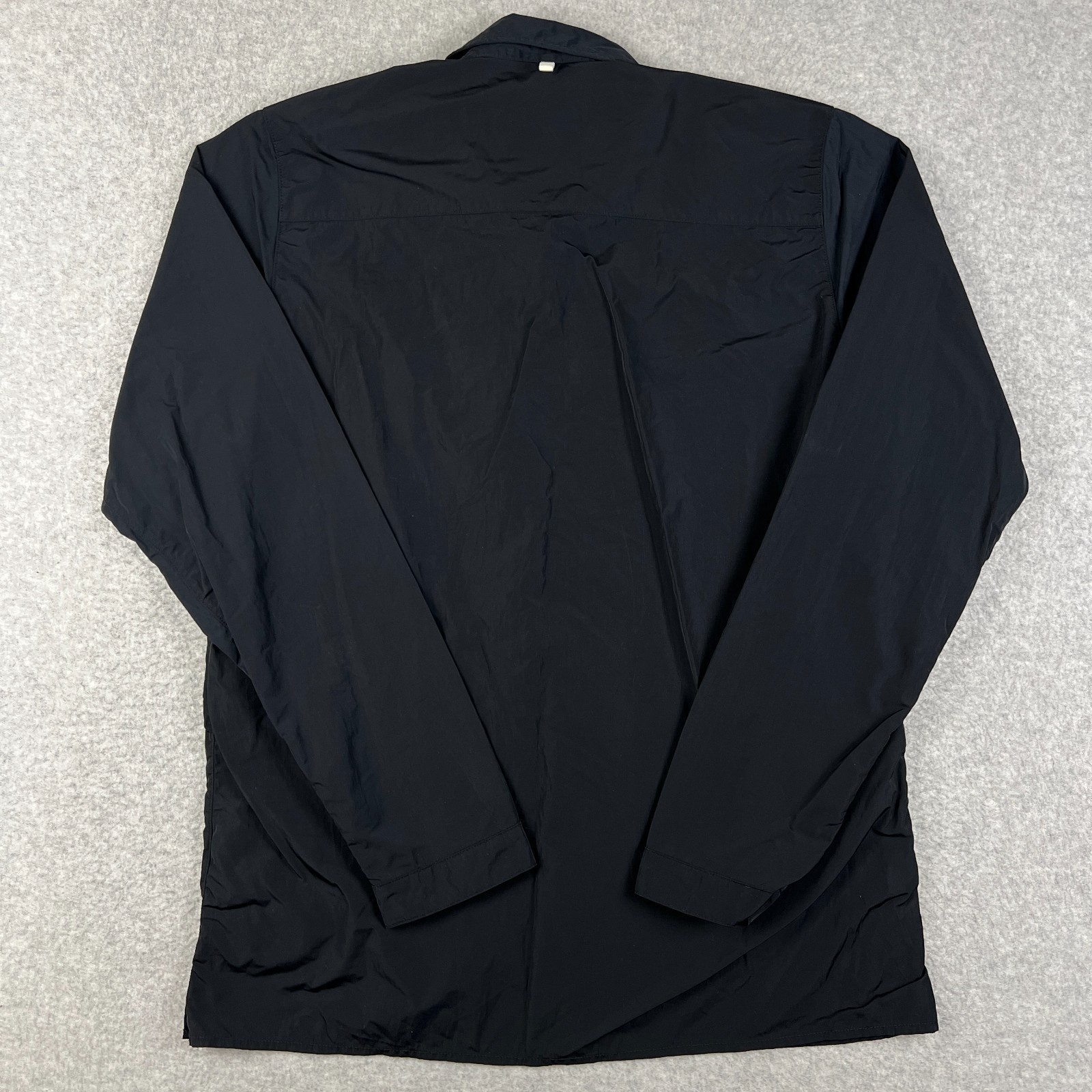 Norse Projects Bendt Light Jacket Snap Button XL Mens Black Windbreaker