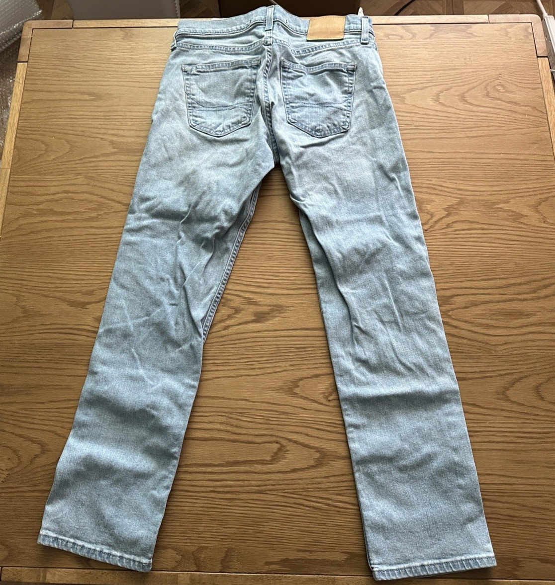 Hollister Men’s Slim Straight Jeans Light Wash W29 L30