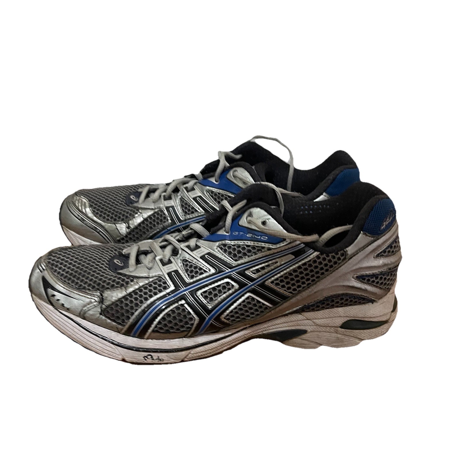 ASICS GT-2140 Running Shoes Mens 10 Sneakers Low Athletic Mesh Silver T904N NE