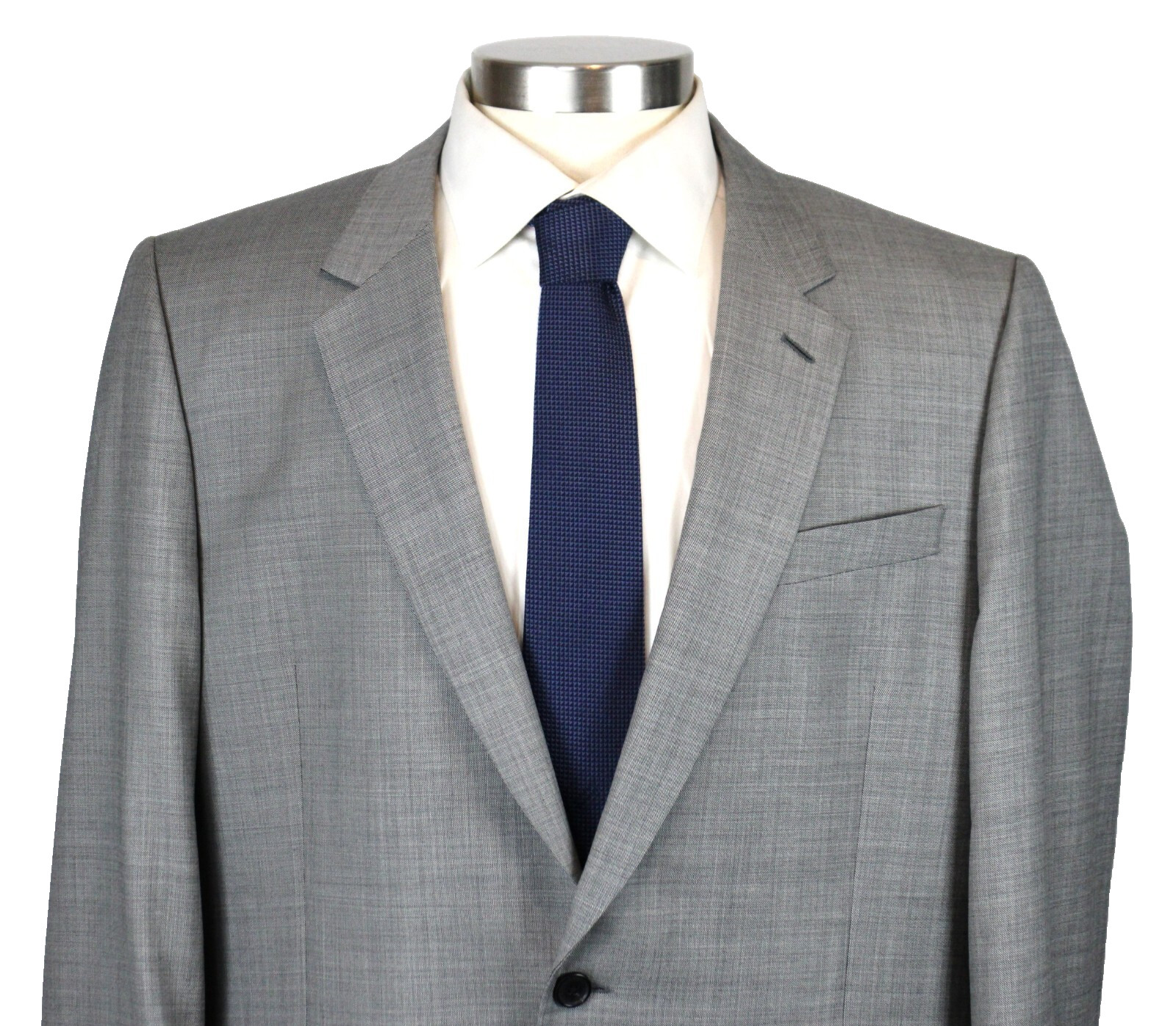 Paul Smith Suit 48 L (58 EU) Mens Light Grey Wool Tailored Fit 2 Piece Portugal