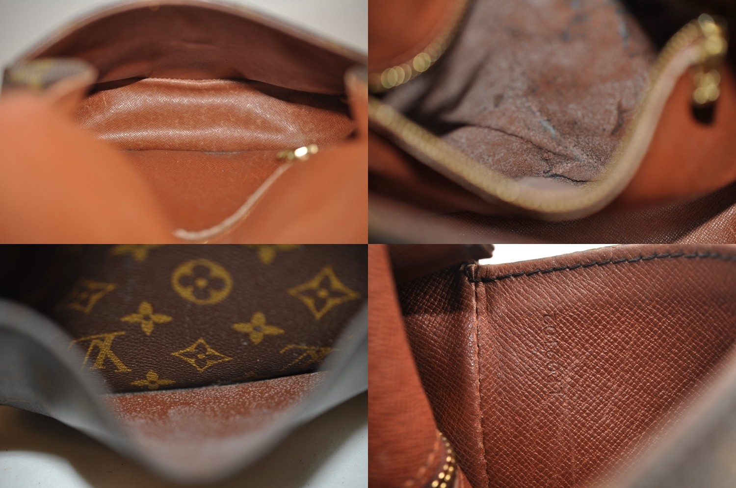 Authentic Louis Vuitton Monogram Saint Cloud MM M51243 Shoulder Cross Bag AC214