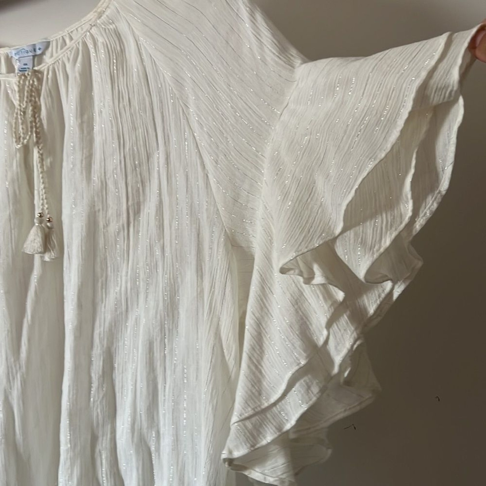 Boutique Off White Top in Size 2X