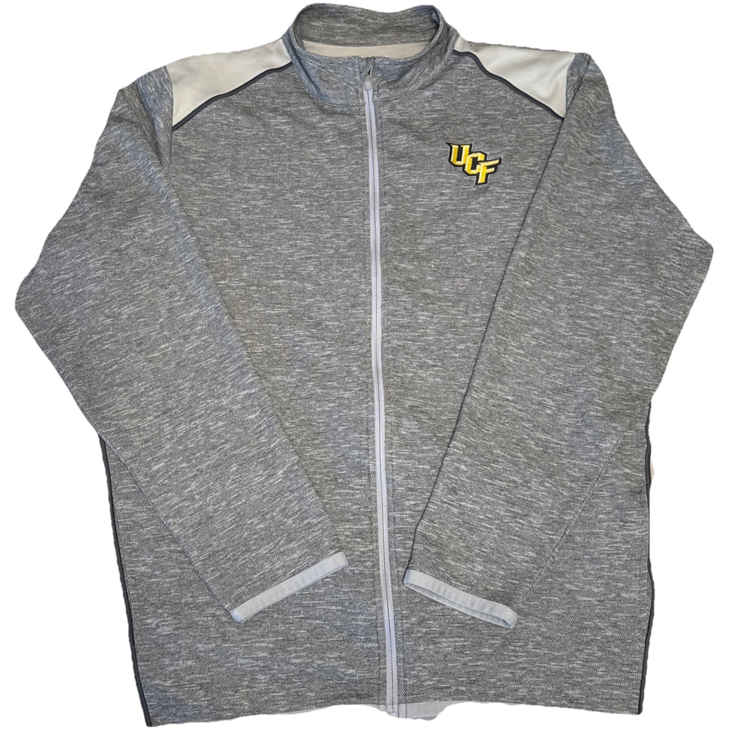 CHAMPION UCF Knights Full Zip Embroidered Jacket Gray XXL 2XL