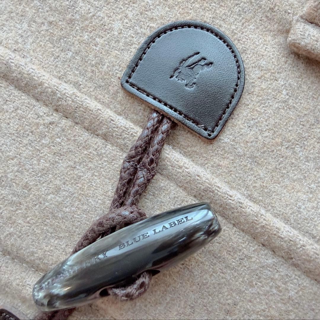 Burberry Blue Label Duffle Coat Camel with Hood Nova Check