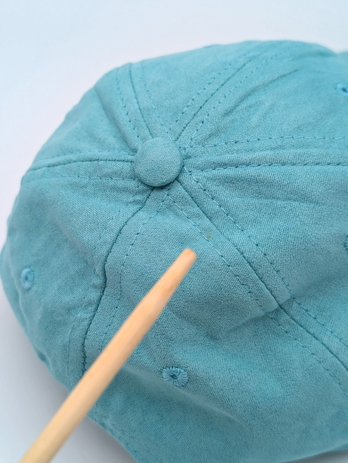 ADULT-ISH Embroidered Snapback Cap Teal One Size Adjustable Closure