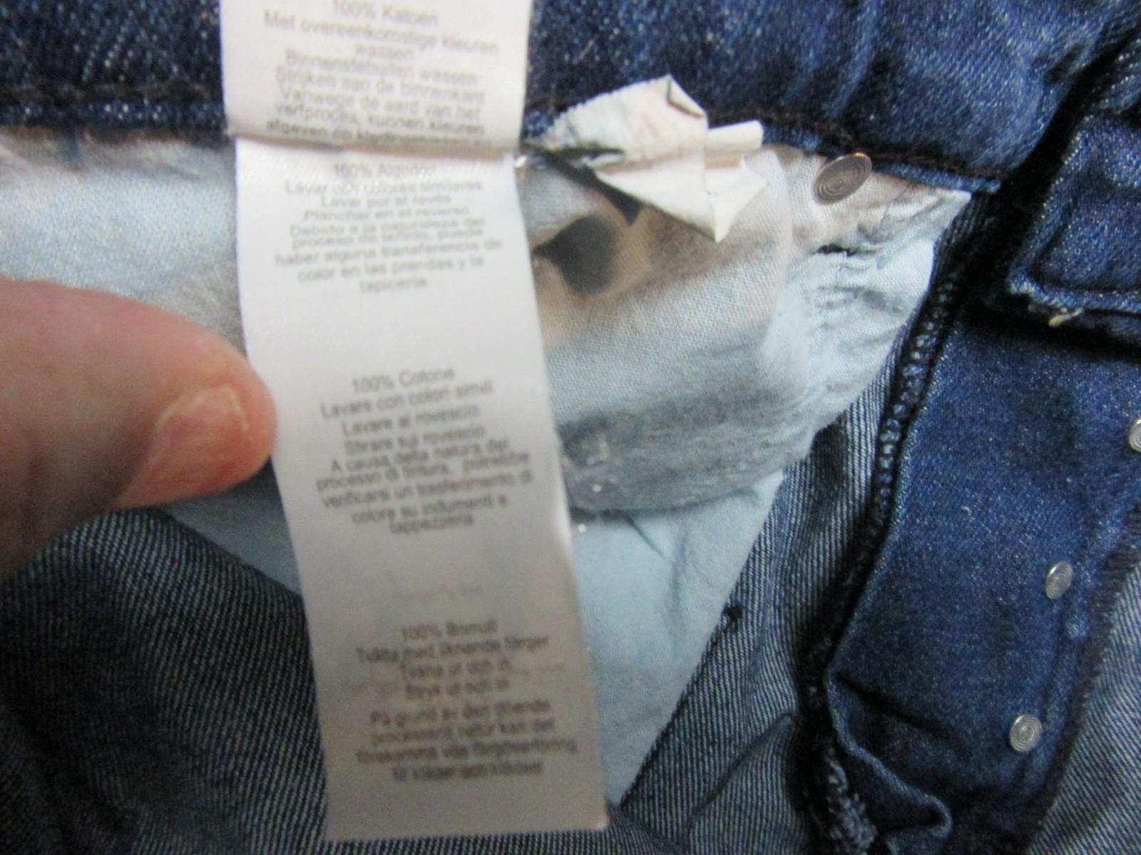 BoohooMAN Jeans Mens 36 Blue Baggy Extra Wide Leg Denim Carpenter EDM Skater