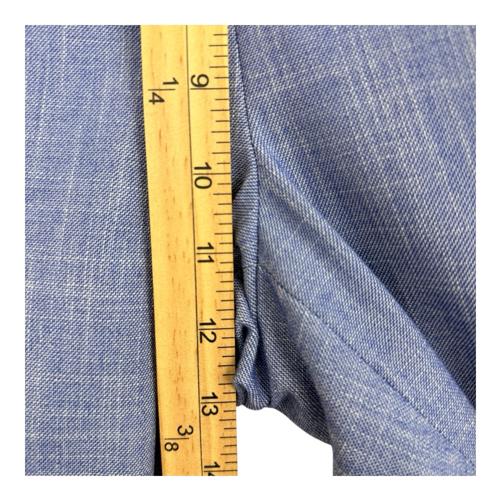 Ann Taylor Straight Leg Pants Sz 8 Career Light Blue Polyester Rayon Stretch