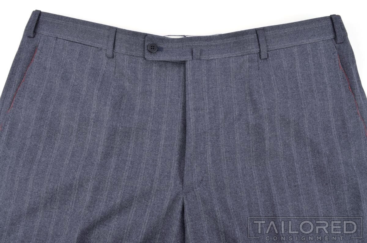 NWT – ISAIA Nuova Base S Blue Striped 150 Wool Jacket Pants SUIT EU 58 / US 46 L