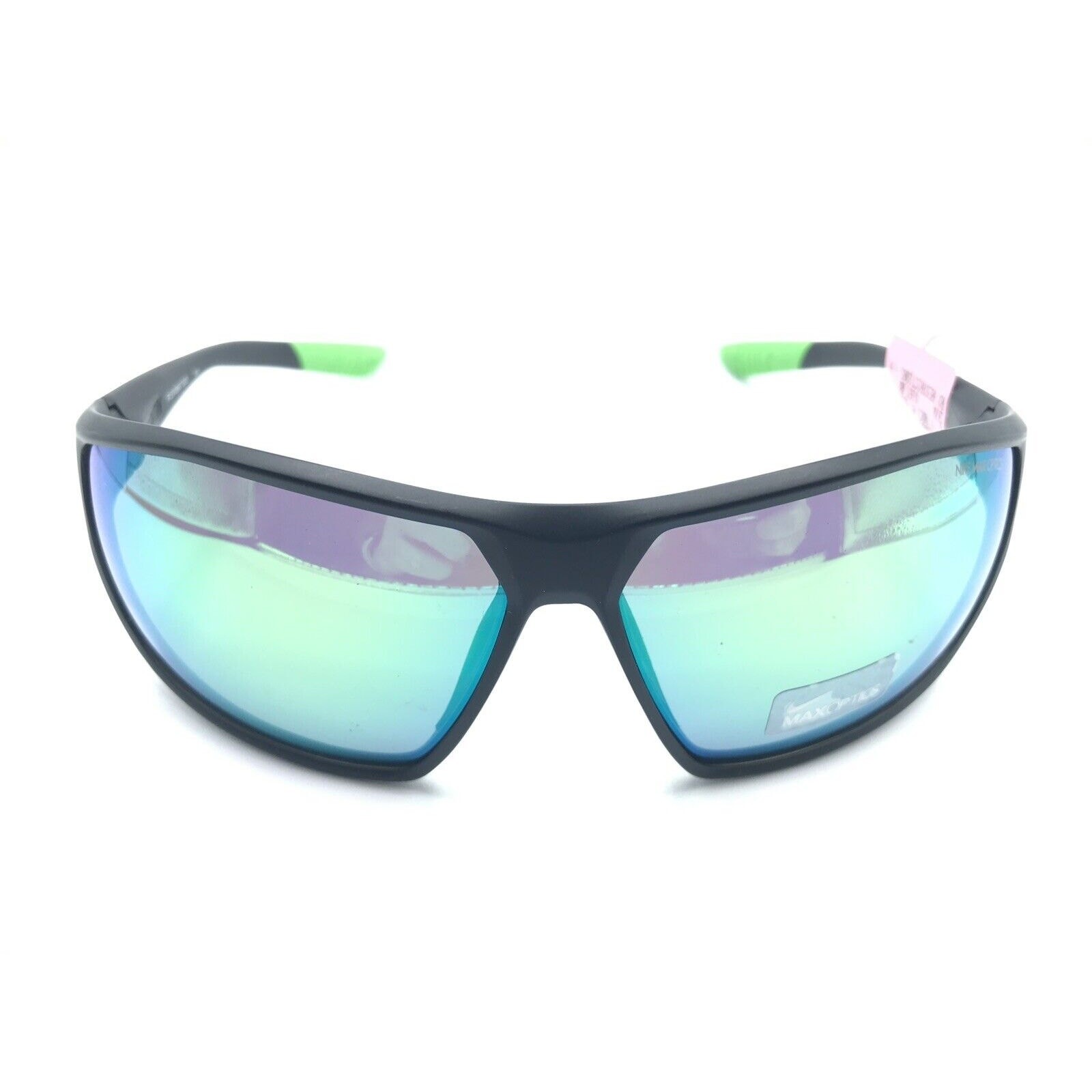 Nike Ignition R EV0867 003 Black Green Wrap Sunglasses Frames Designer Men Women