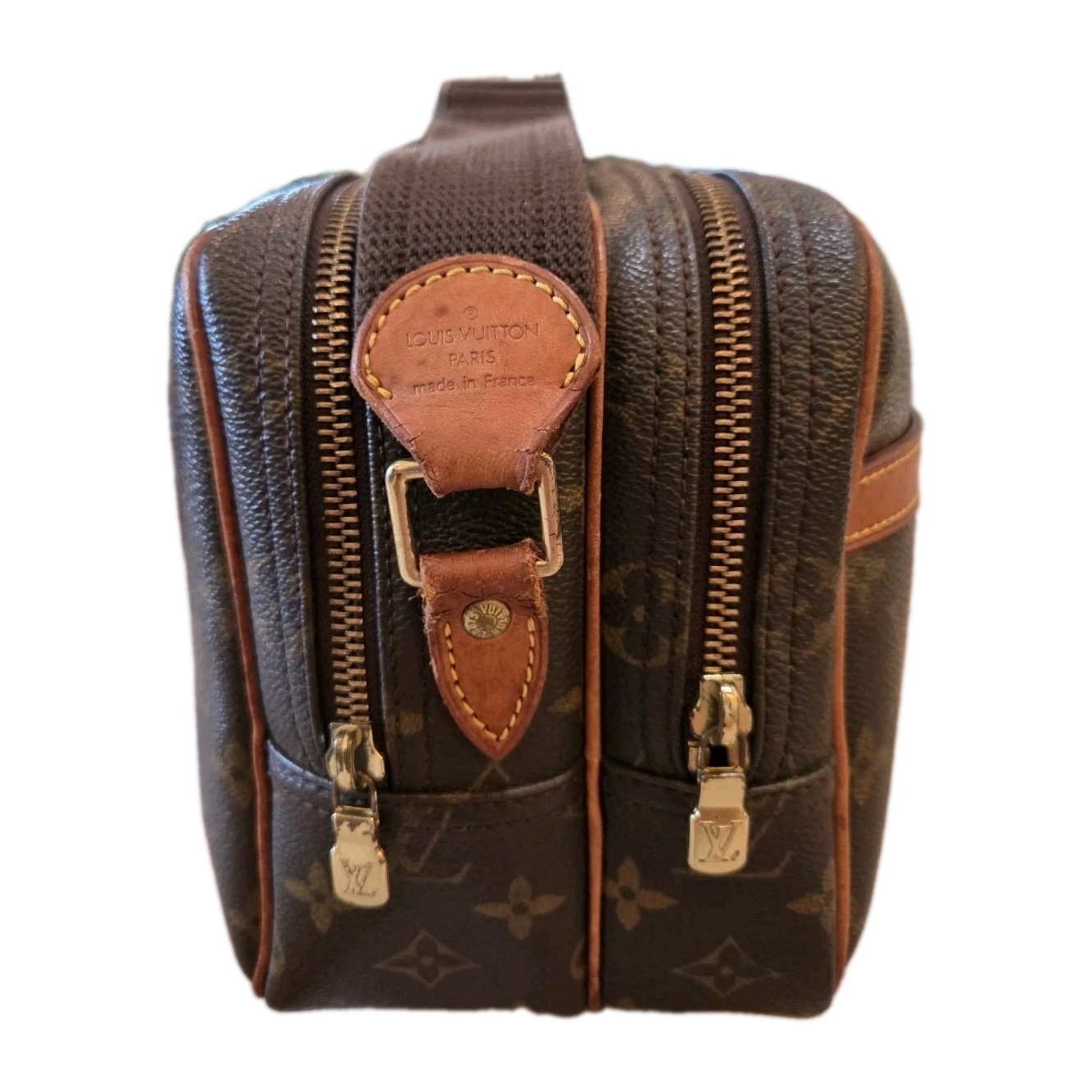 Louis Vuitton LV Monogram Logo Reporter PM Crossbody Bag M45254 France