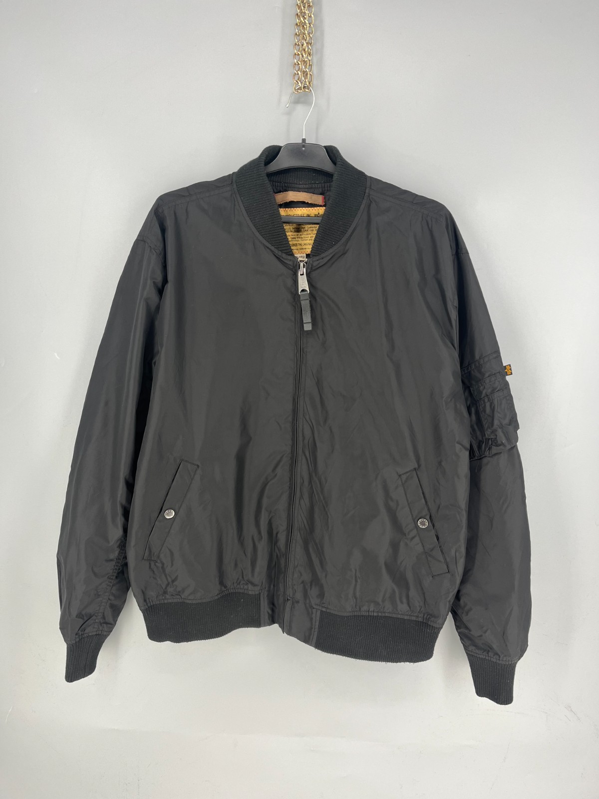 Alpha Industries MA-1 Bomber Flight Jacket Military Size XXXL 3XL
