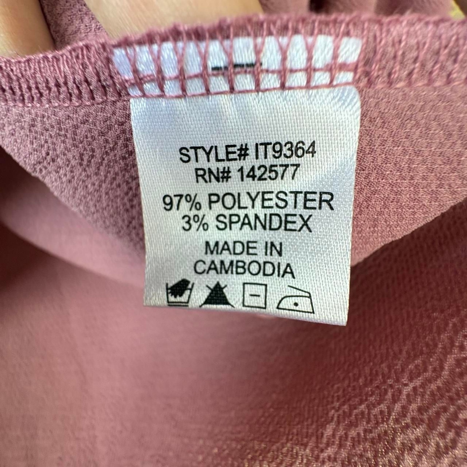 Iris Women’s Pink Ruffle Blouse With Keyhole Details