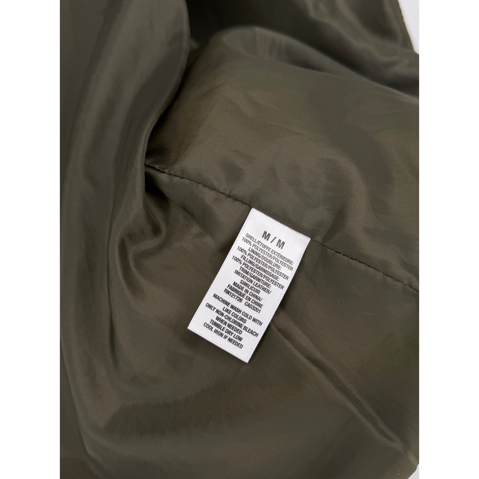Aeropostale Olive Green Toggle Puffer Jacket Hooded Duffle Coat 8623AF13