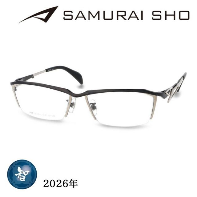 SAMURAI SHO Eyewear SS-T131 col.3 57mm Black Made in Japan 2026 Samurai Sho Busi