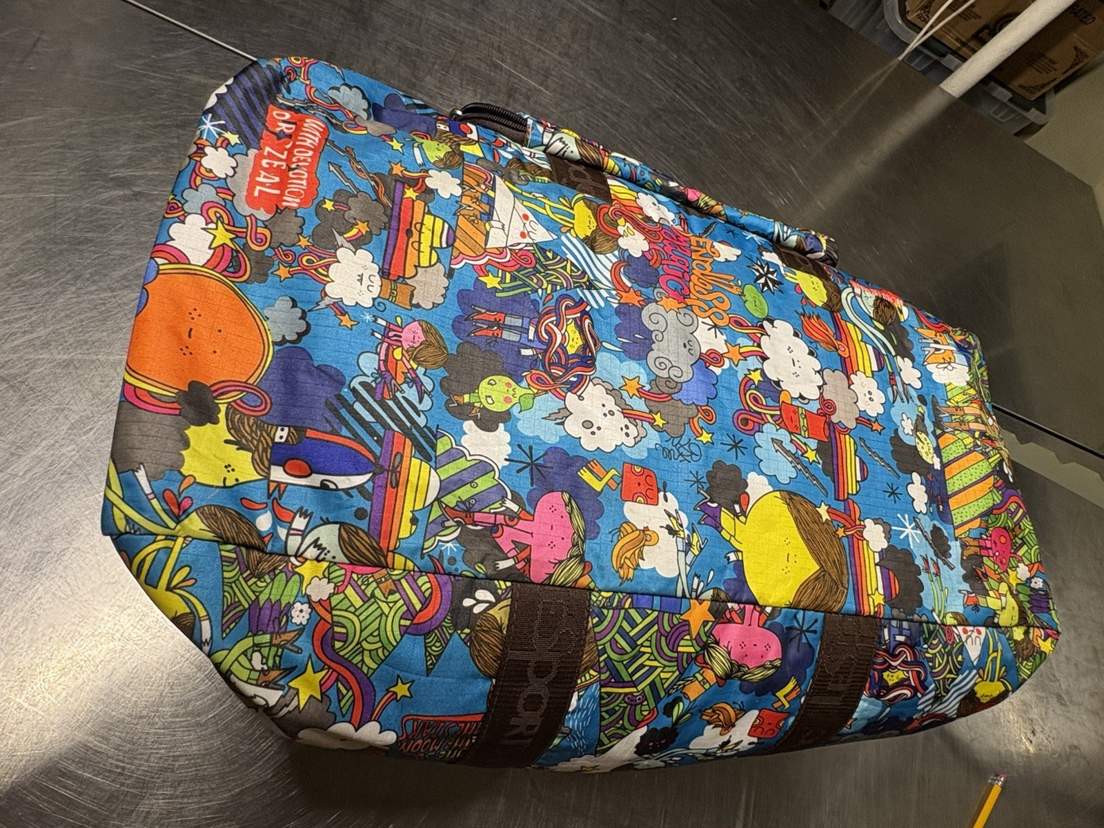LeSport Sac Duffel Bag 21” x 12” x 9” Artist In Residence Merijn Hos Dutch Art