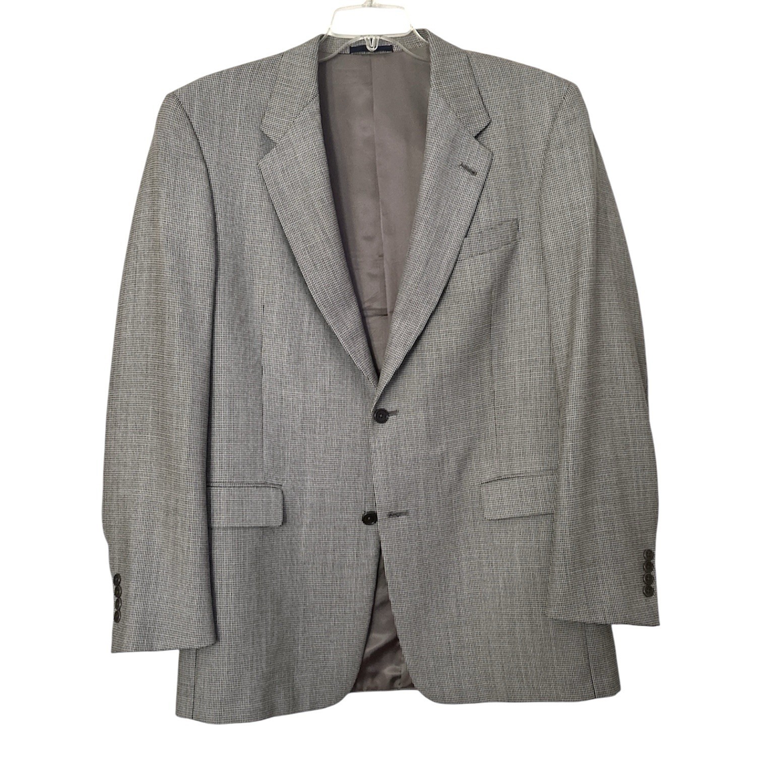 Daniel Cremieux Black & White Mini-check patterned 43L Sport Jacket