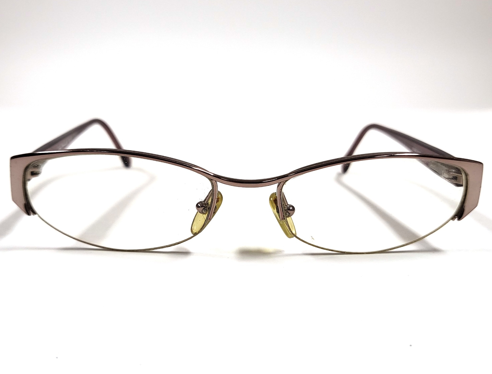 Vintage Frans Molenaar Eyeglasses – Semi-Rim Metal Frames – Made in Italy