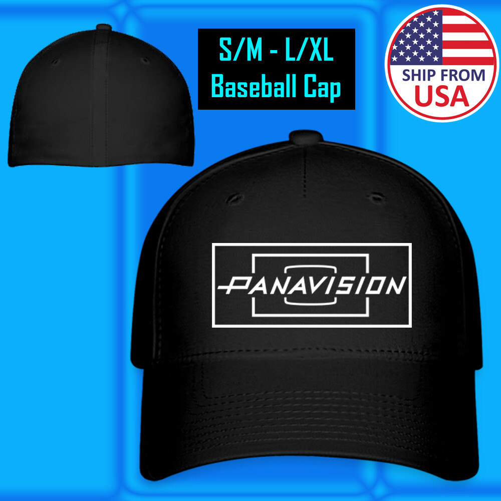 Panavision Film Crew Black Baseball Cap Hat Adult Size Adjustable S/M & L/XL