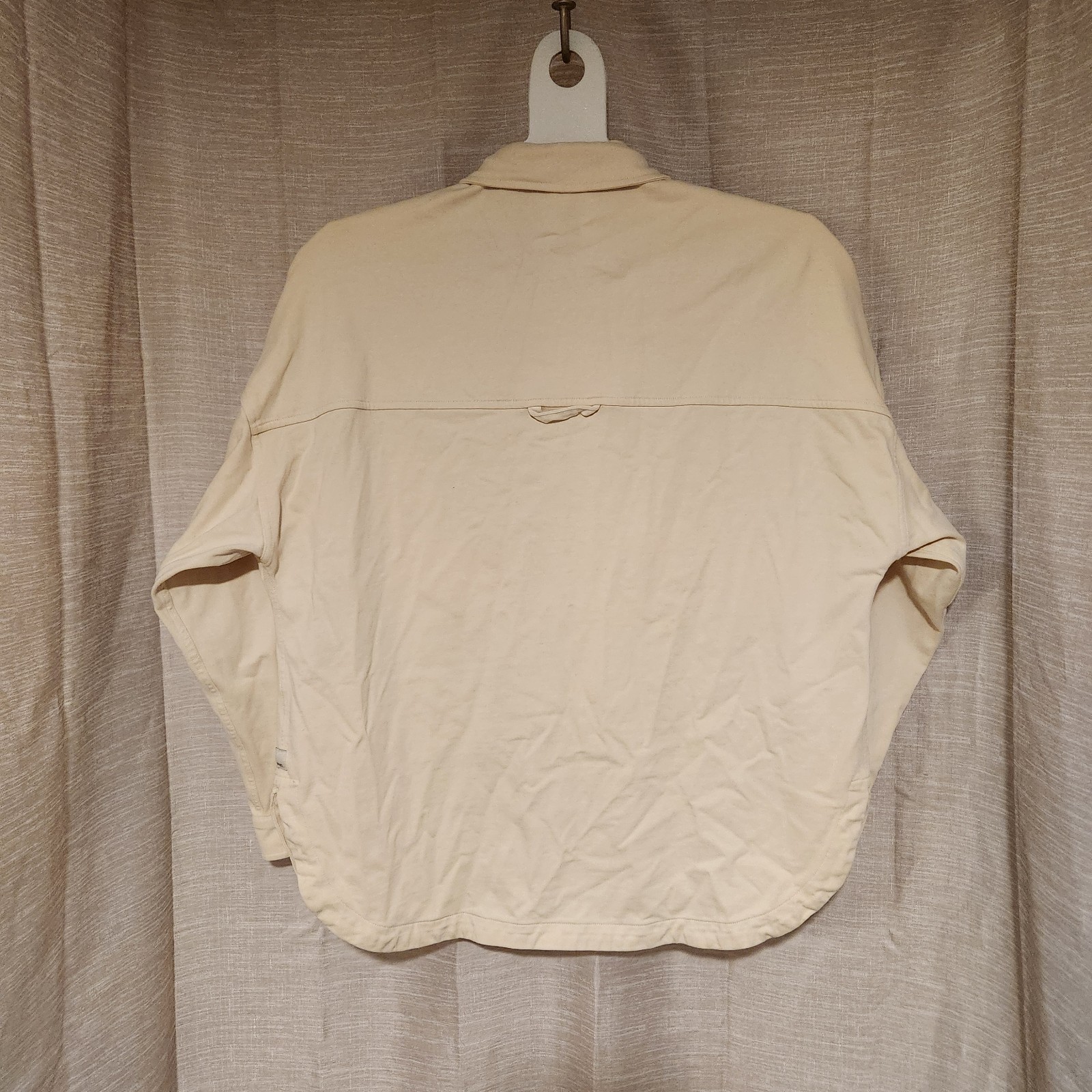 VUORI Mackenzie Shirt Jacket Women’s Size M/L Salt Light Beige VW546