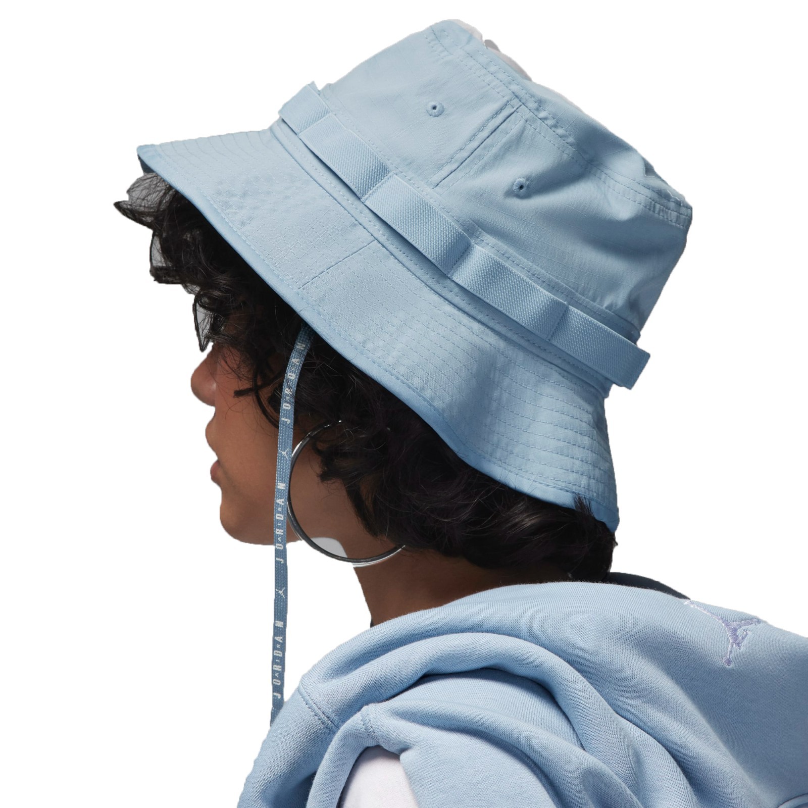 Nike Jordan Apex Blue Grey/Black/White FD5188-436 Adult Unisex Bucket Hat Size M