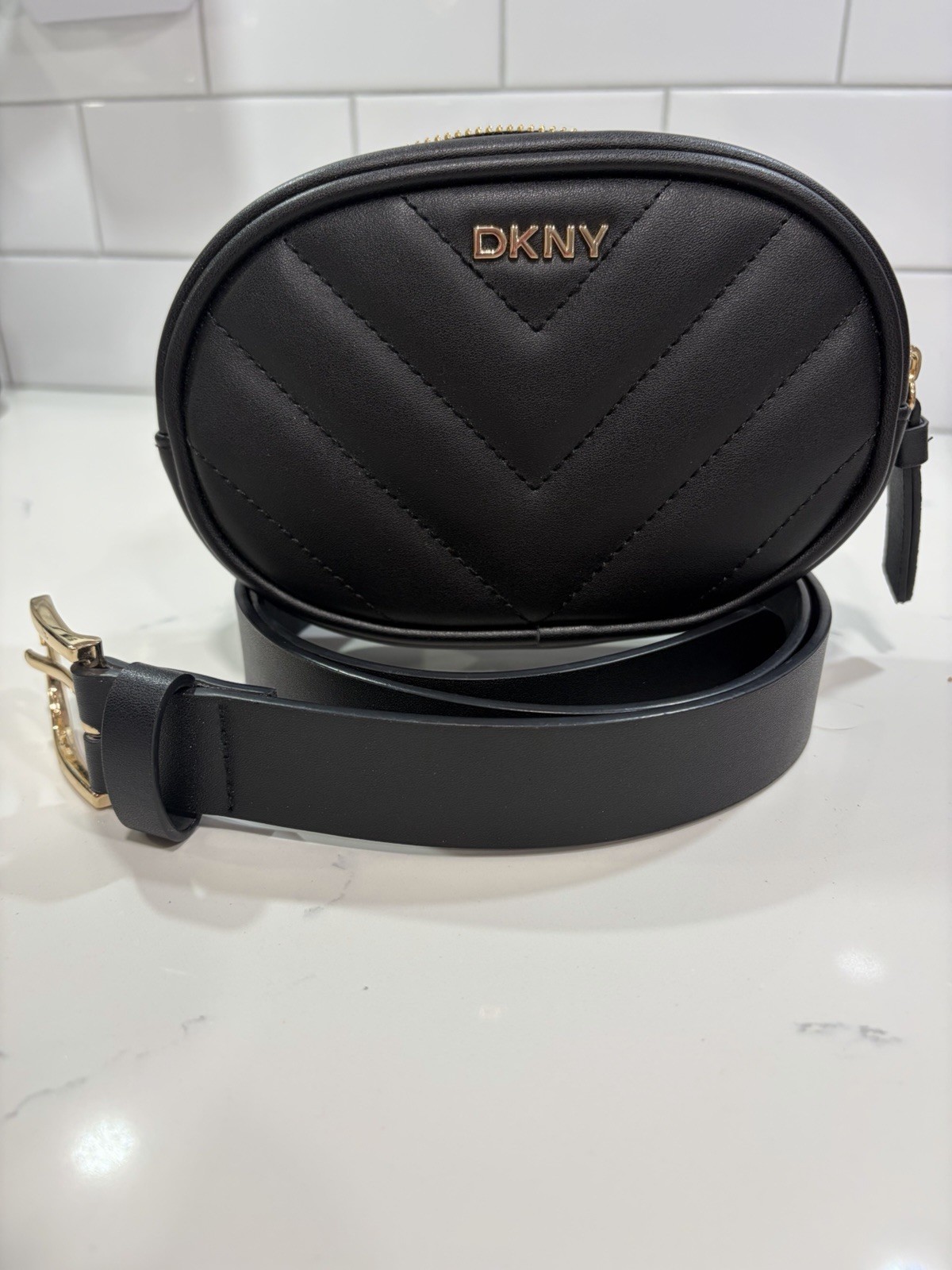 DKNY Leather Bum Bag