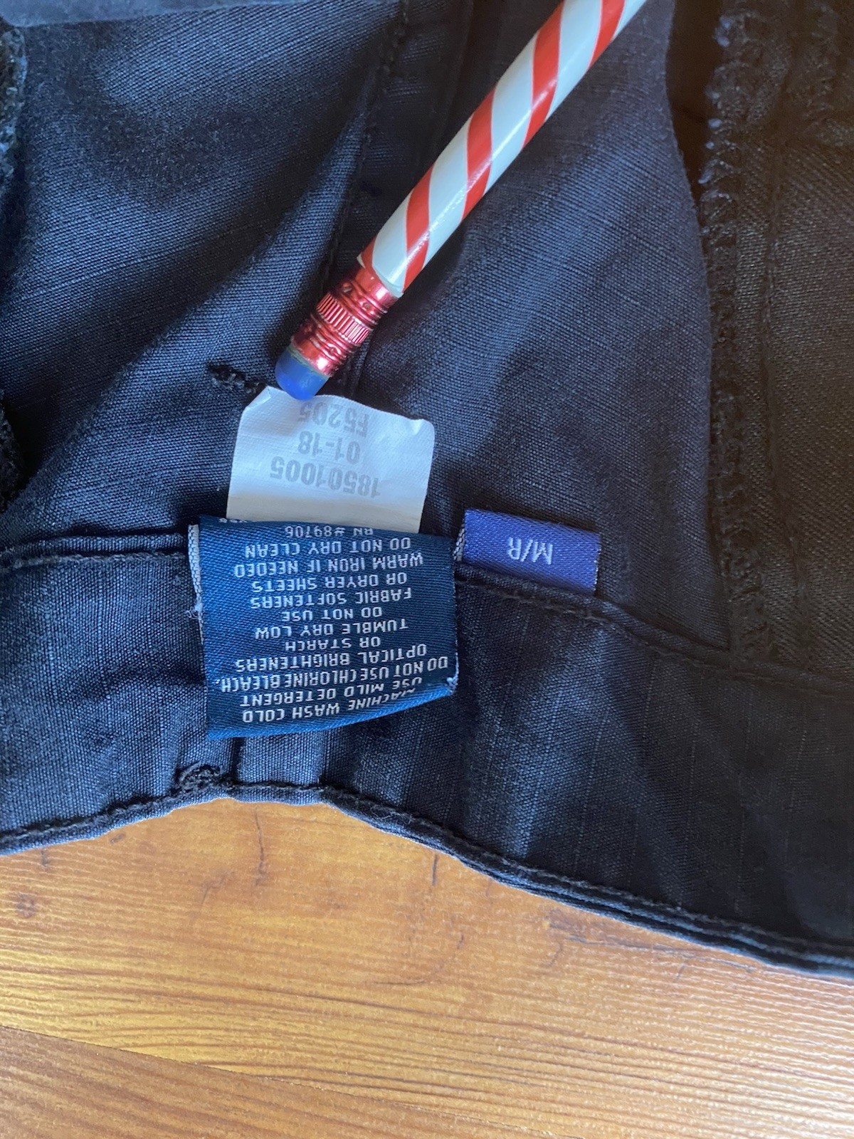 MENS PROPPER F5205 ZIP FLY POLY COTTON BATTLE RIP PANTS LAPD NAVY M/R 34×31