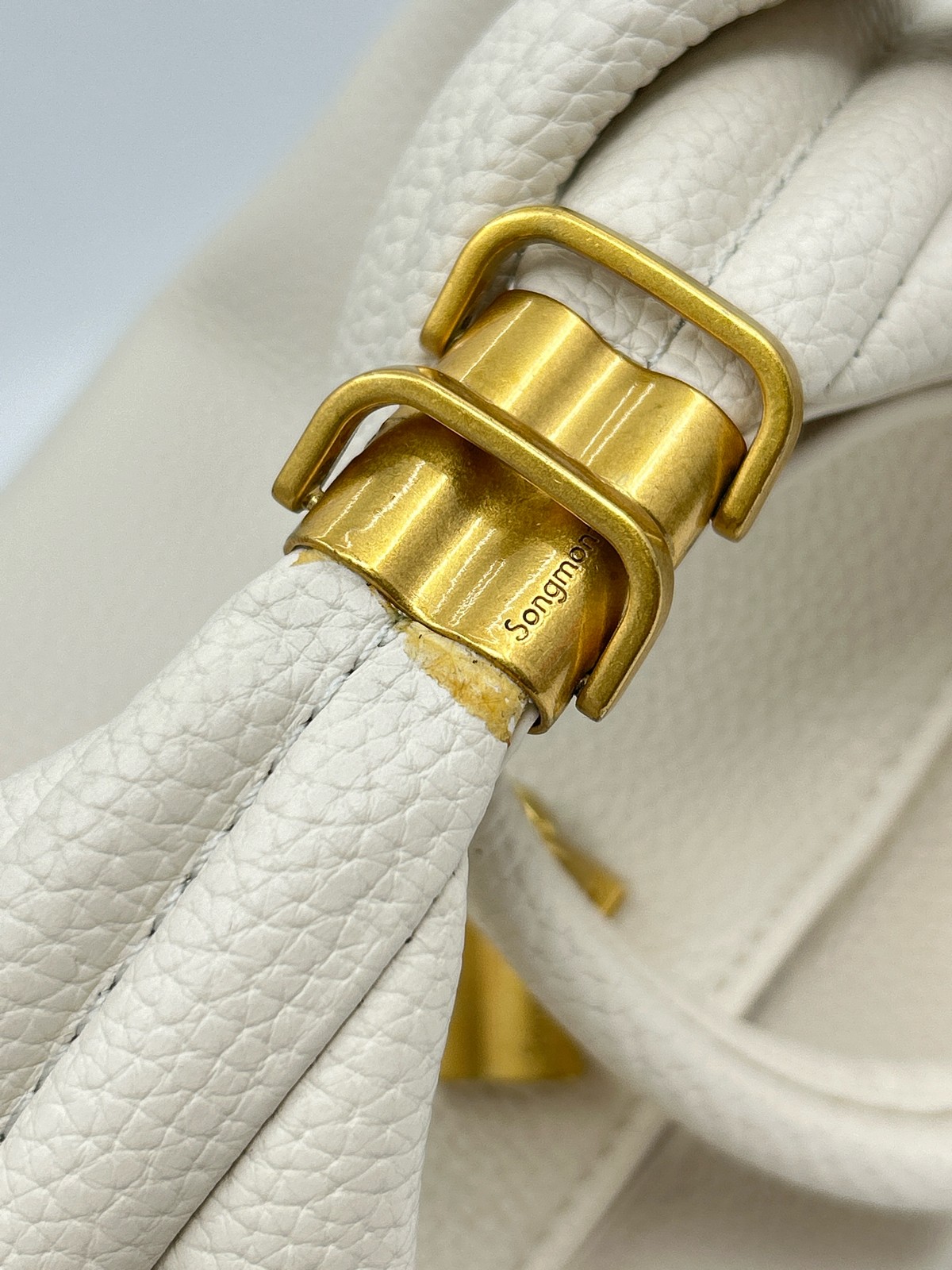 Songmont Luna Bag Convertible Vegan Leather Classic Pockets Ivory Women Purse