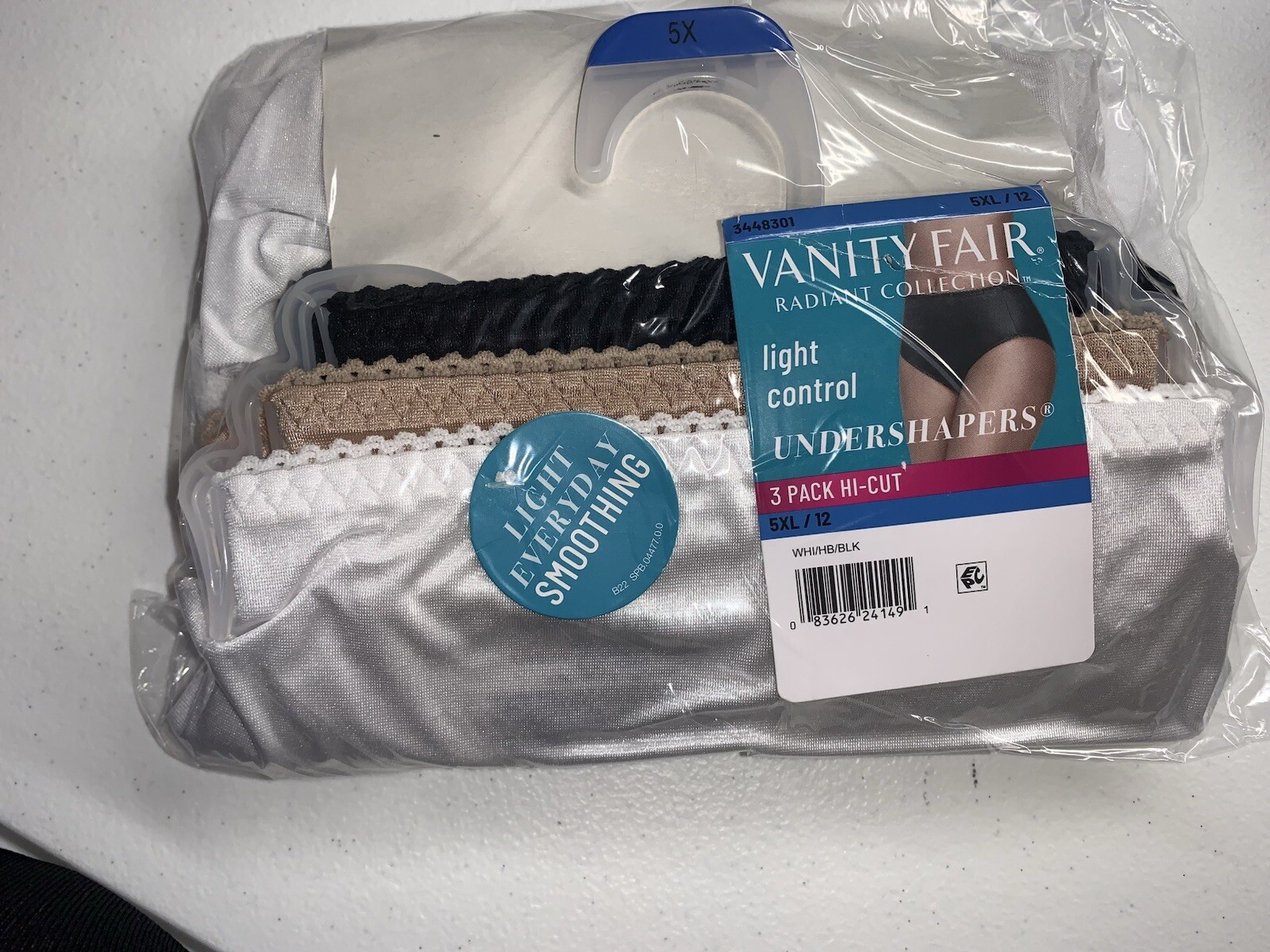 Vanity Fair Undershapers Hi Cut Size 5XL 12 NWT Plus 3 Pack Radiant . [205