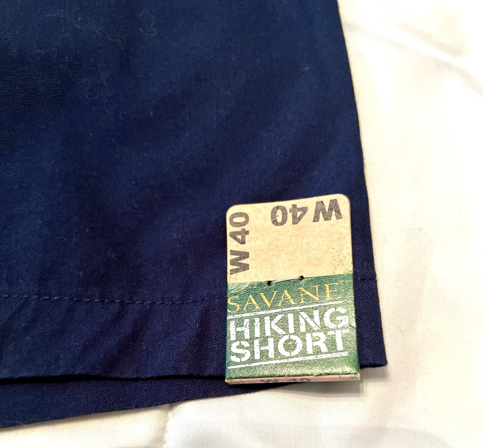 Savane Men’s Navy Blue Cargo Hiking Eco Smart Performance Shorts Size 40