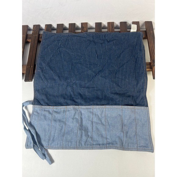 LEVI Strauss Narrate Piece Let Denim Case Pockets Logo Barware Textile blue