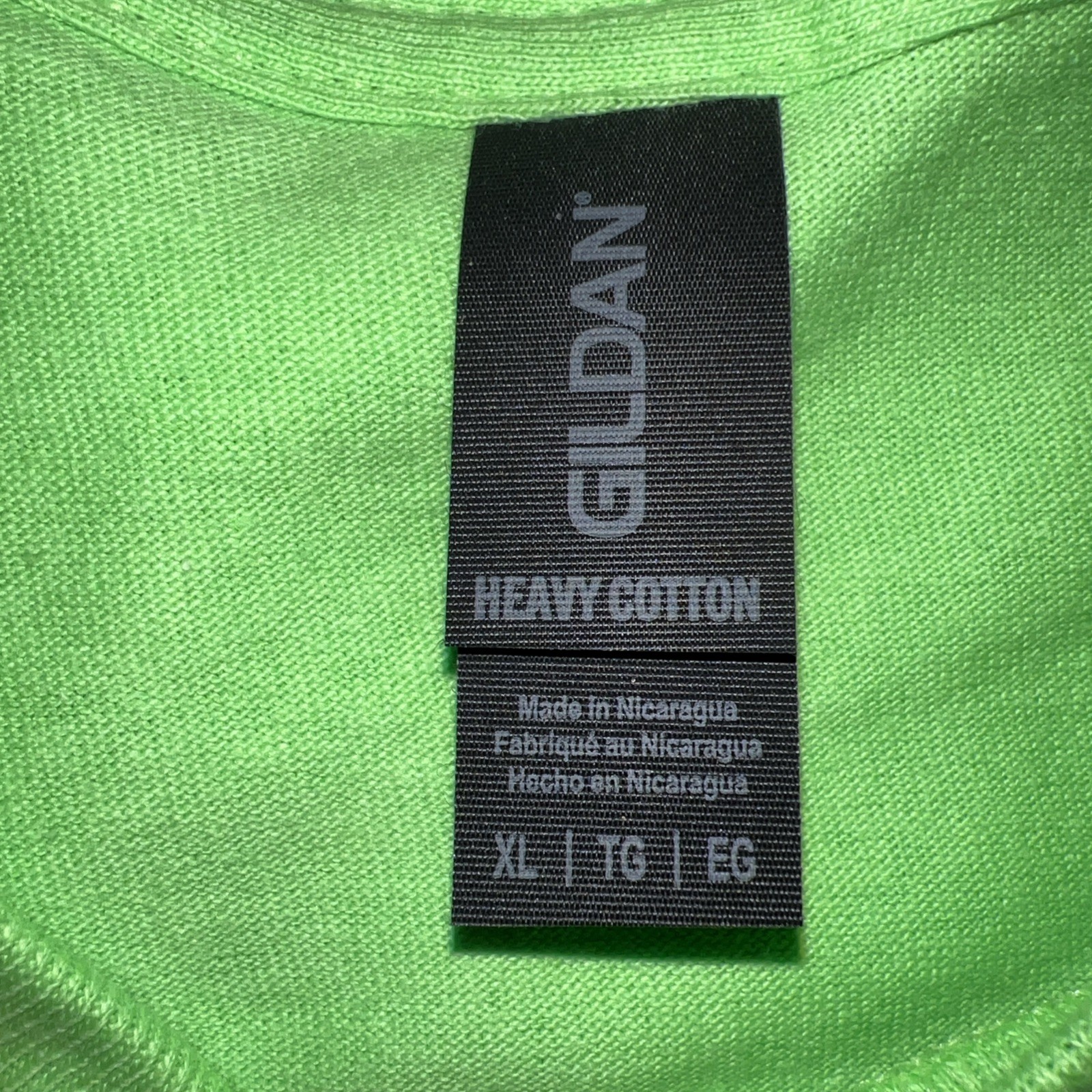 Gildan Mens G500 Solid Heavy Cotton Plain Short Sleeve Green Casual Fit T-Shirt