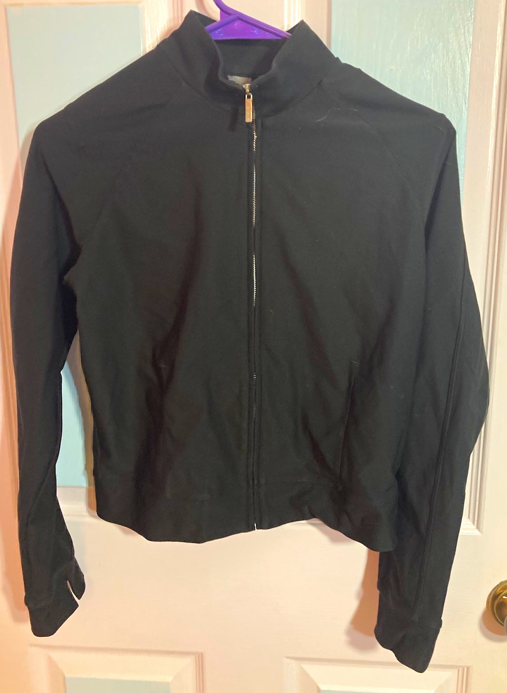 Nike Dri-FIT Women’s Full Zip Track Jacket Black Polyester Size S