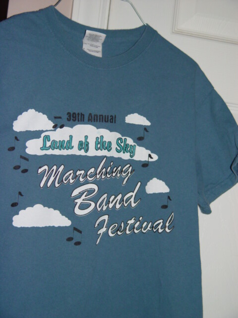 39th Annual Land of The Sky Marching Band Festival Candler NC T-Shirt Size Small