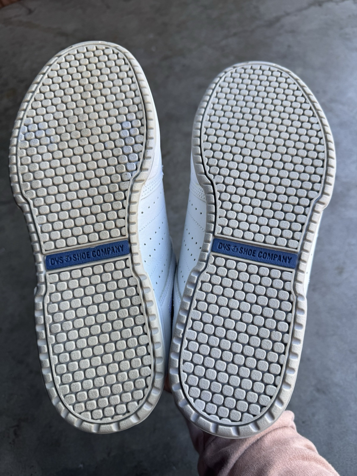 Vintage DS DVS Kerry Getz SP2 Signature Series Skate Shoe 8.5 White Blue