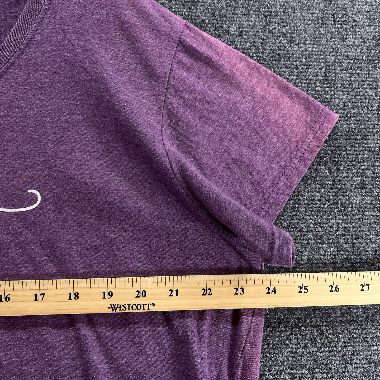 Hamilton Musical Graphic T-Shirt Womens 2XL ‘Never Be Satisfied’ Purple Official
