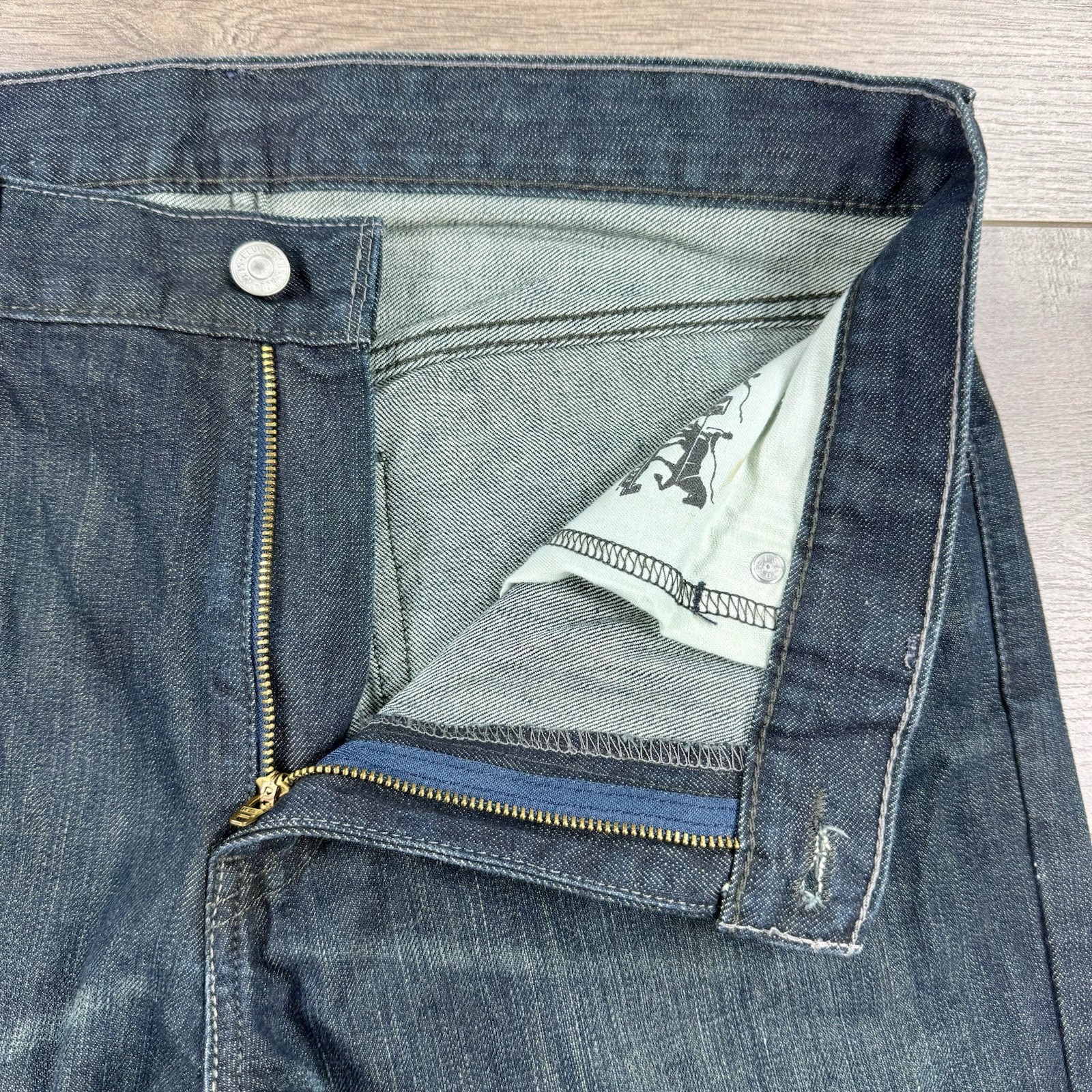 Levi’s 527 Low Rise Boot Cut Jeans Men’s 33 x 30 Blue Dark Wash Denim