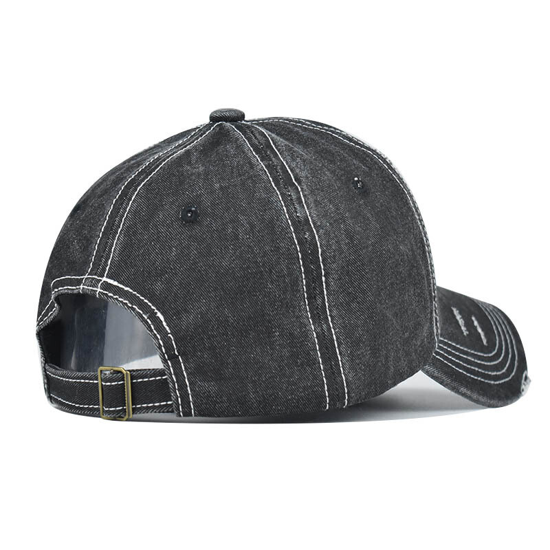 Men Dyed Washed Retro Cotton Hat New Plain Polo Style Baseball Ball Cap Women