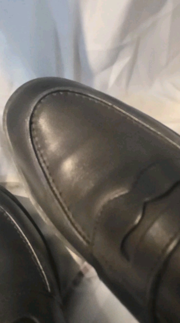 Allen Edmonds Randolph Leather Slip-on Shoes Black Men Size 7D Preowned