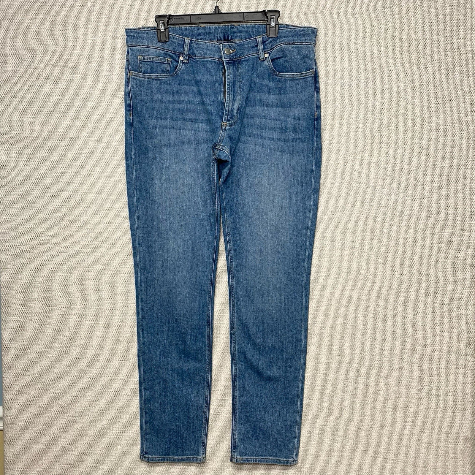 Peter Millar Crown Crafted Vintage Washed Jeans 38×34 (37×33.5) Mens True Blue