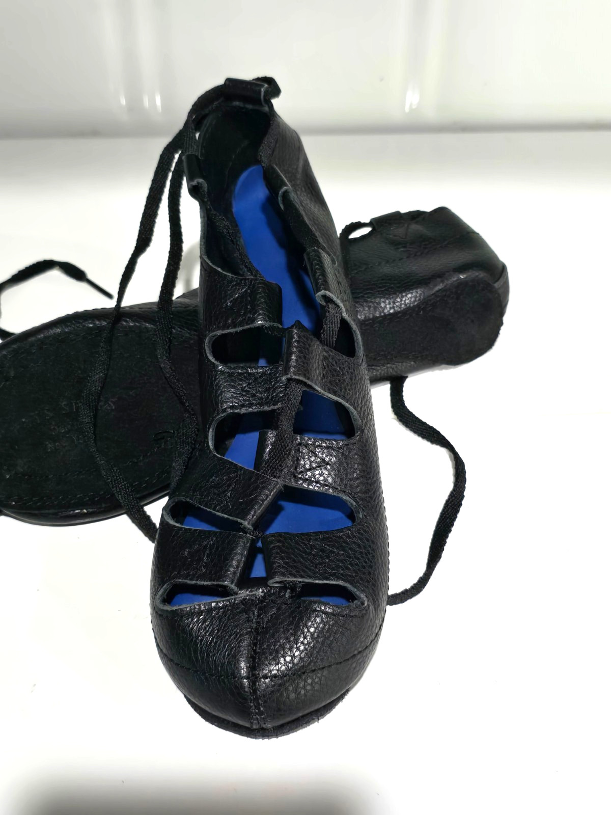 New Irish Dance Ghillies Fay’s Platinum Suede