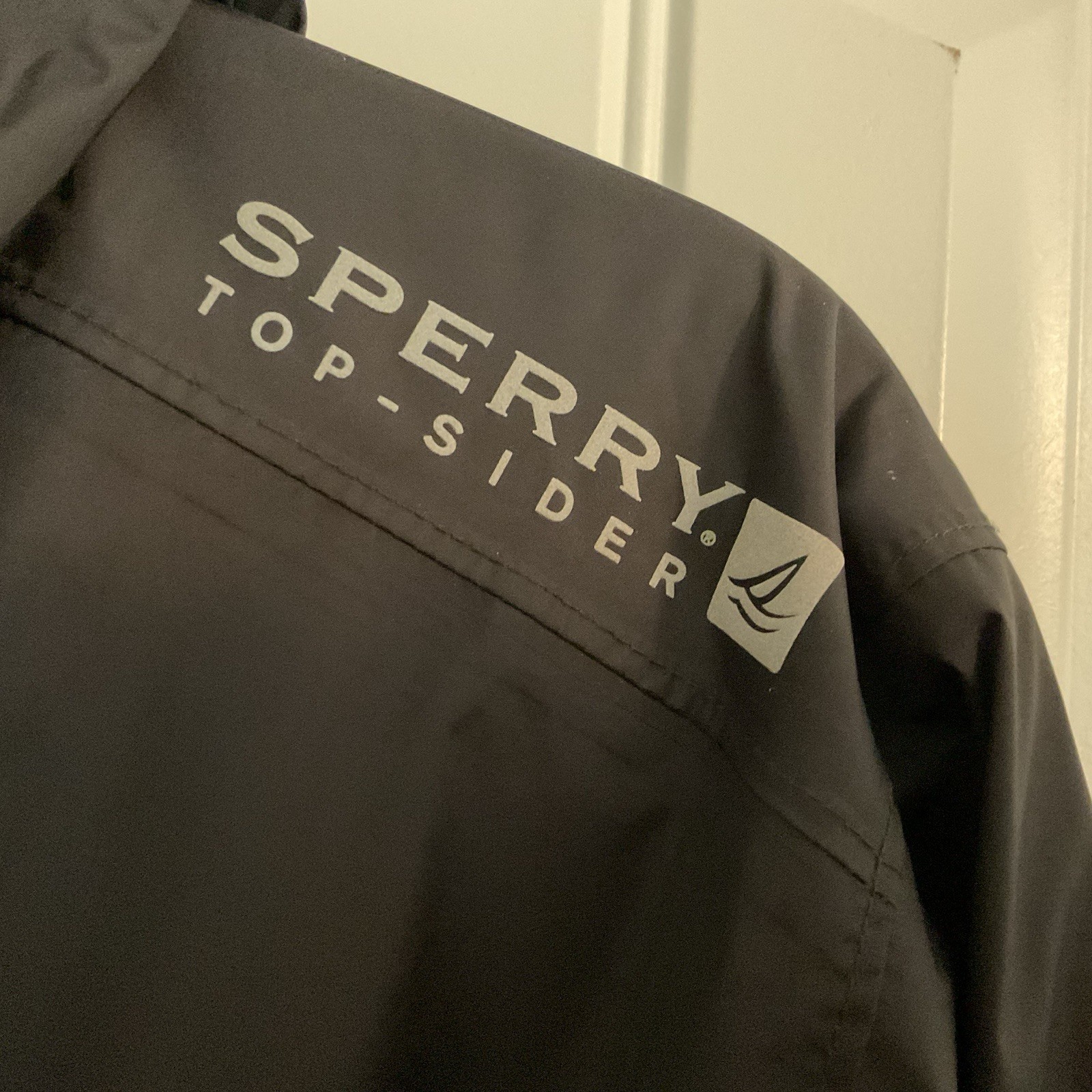 Sperry Top Sider Men’s Full Zip STS35, Blue, Rain, Sailing Jacket