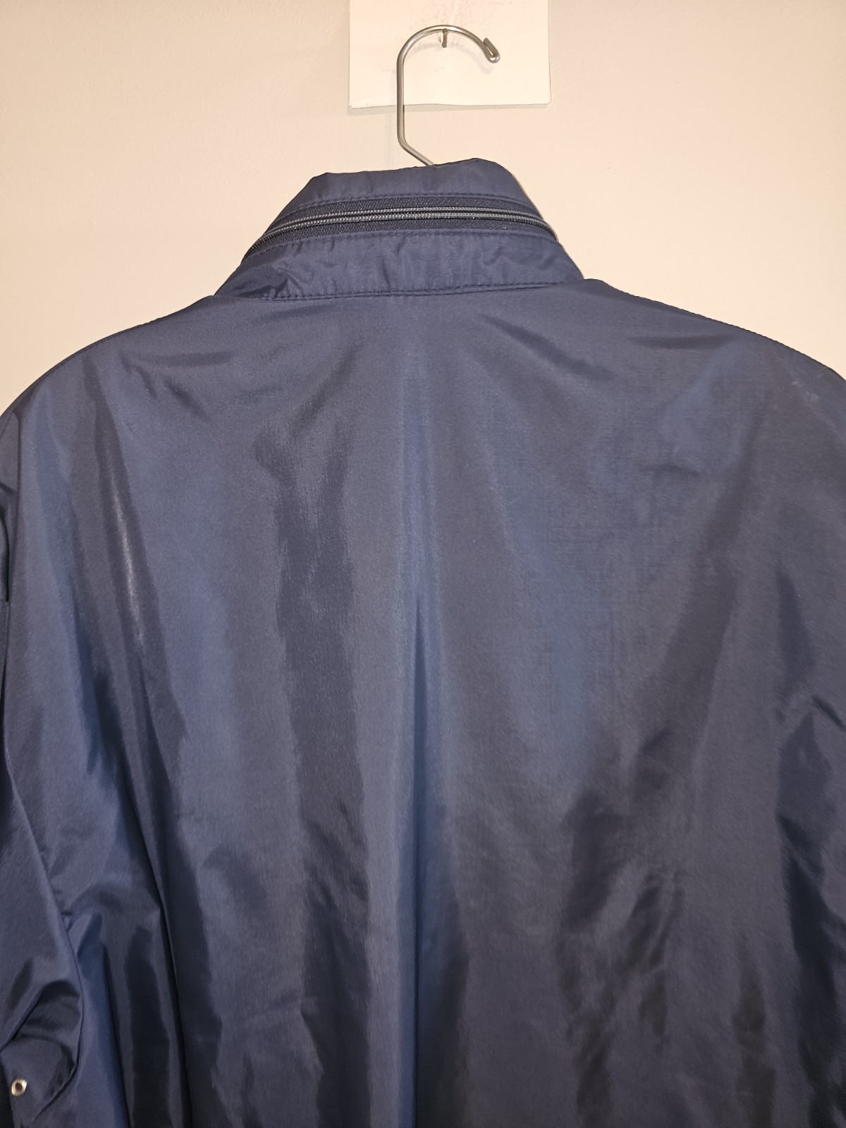 Vintage Ocean Pacific Xl Mens Blue Embroidered Logo Jacket Windbreaker