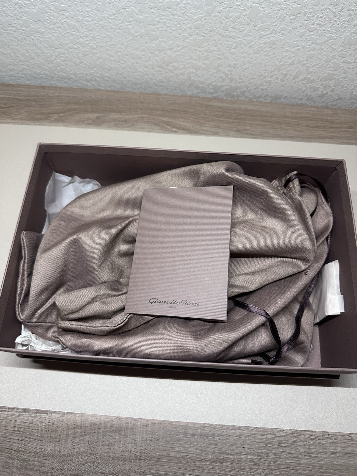 Authentic Gianvito Rossi Silver Crystal Ankle Wrap Heels EU 41 US 10 Box