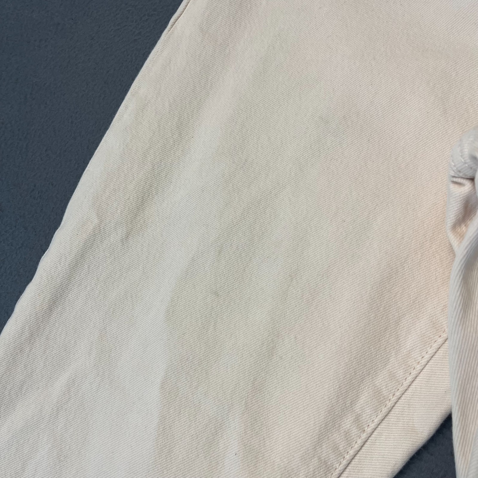 Levis Womens Size 26, 29L High Loose Taper Premium Jeans Big E Ivory White NWI